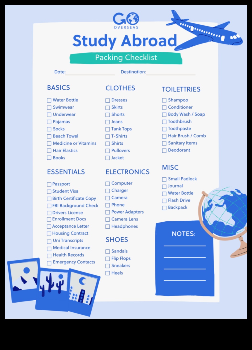 Study Abroad Packing List The Ultimate Guide 1